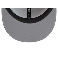 New Era Men's Gray/Graphite Las Vegas Raiders Iron Cloud 59FIFTY Fitted Hat