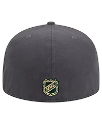 New Era Men's Charcoal Vegas Golden Knights Core 59FIFTY Fitted Hat