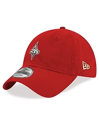 New Era Men's Red Las Vegas Aces Core Logo 9TWENTY Adjustable Hat