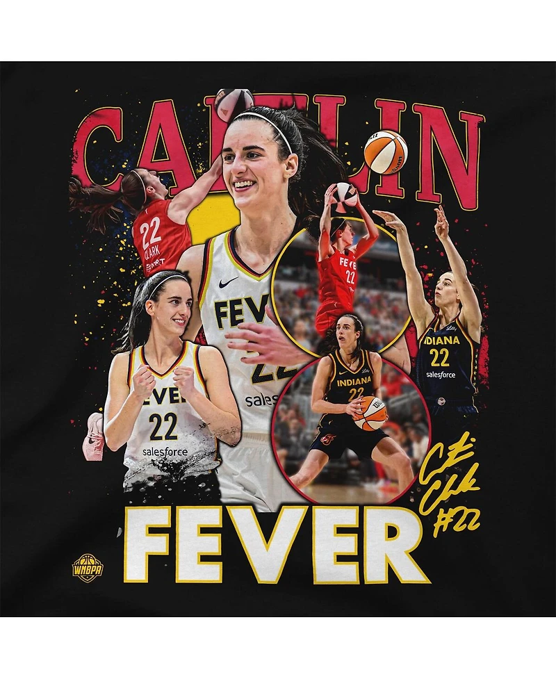 Stadium Essentials Men's and Women's Caitlin Clark Black Indiana Fever Crossroads T-Shirt