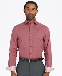 Nick Graham Men's Modern-Fit Medallion Tile Dress Shirt