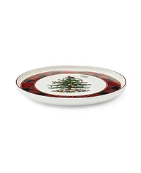 Spode Christmas Tree Tartan Lazy Susan Plate
