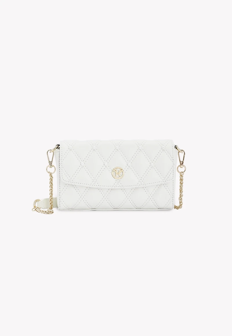 Pearl Quilted Shoulder Bag Small Chanel Bag Collection in Leather Victoria Hyde