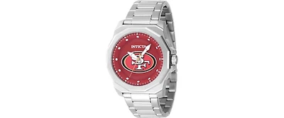 Invicta Men's 47923 Nfl San Francisco 49ers Quartz 3 Hand Red Dial Watch