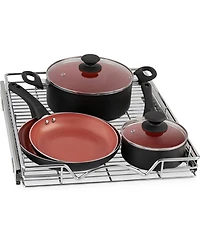 Florida Brands Pull Out Cabinet Organizer with Chrome Finish 14 x 17 In