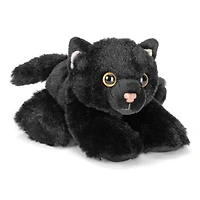 Wild Republic Hug'ems Black Cat Stuffed Animal, 7 Inches