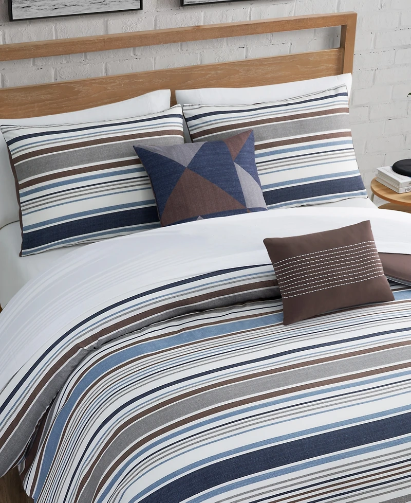 Lucky Brand Monterey Stripe 5-Pc. Comforter Set, King