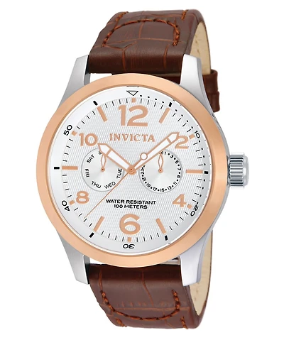 Invicta Men's I-Force Quartz Multifunction Silver Dial Watch