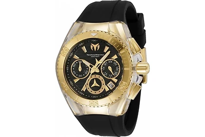 Invicta Women's Tm- Technomarine Cruise Quartz Chronograph Black Dial Watch