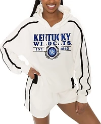 Gameday Couture Women's Cream Kentucky Wildcats Down, Set, Go Pullover Hoodie and Shorts Set