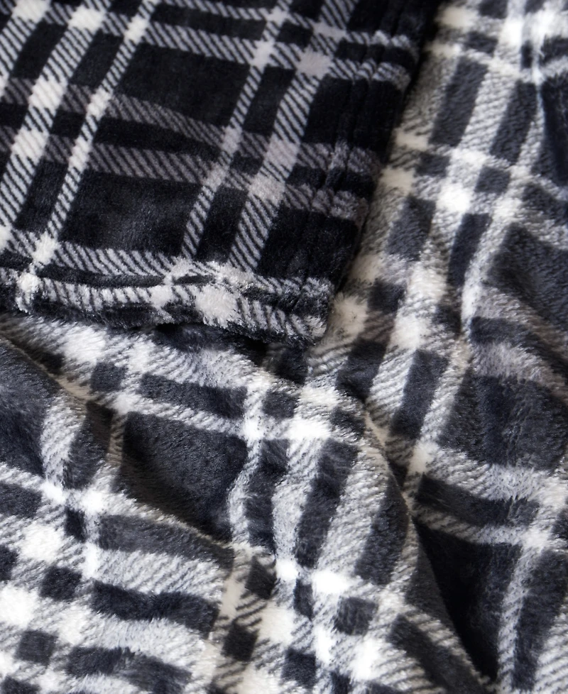 Lucky Brand Camper Plaid Cozy Plush Throw, 50" x 70"