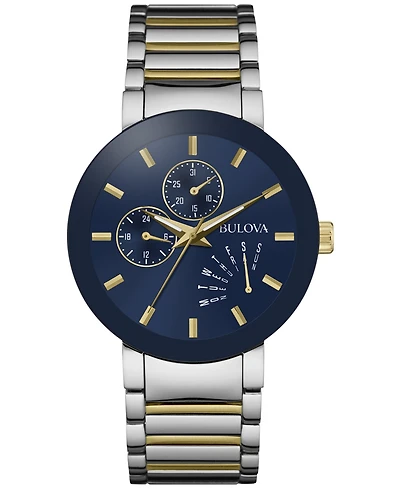 Bulova Men's Futuro Two-Tone Stainless Steel Bracelet Watch 40mm