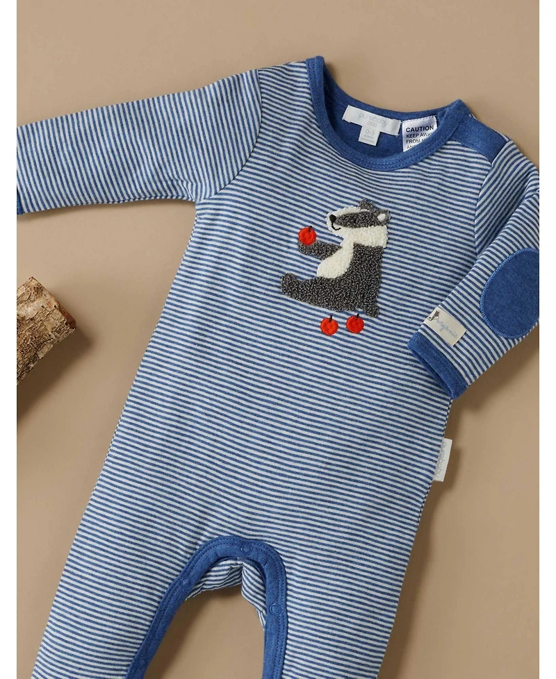 Purebaby Baby Boys Stripe Coverall