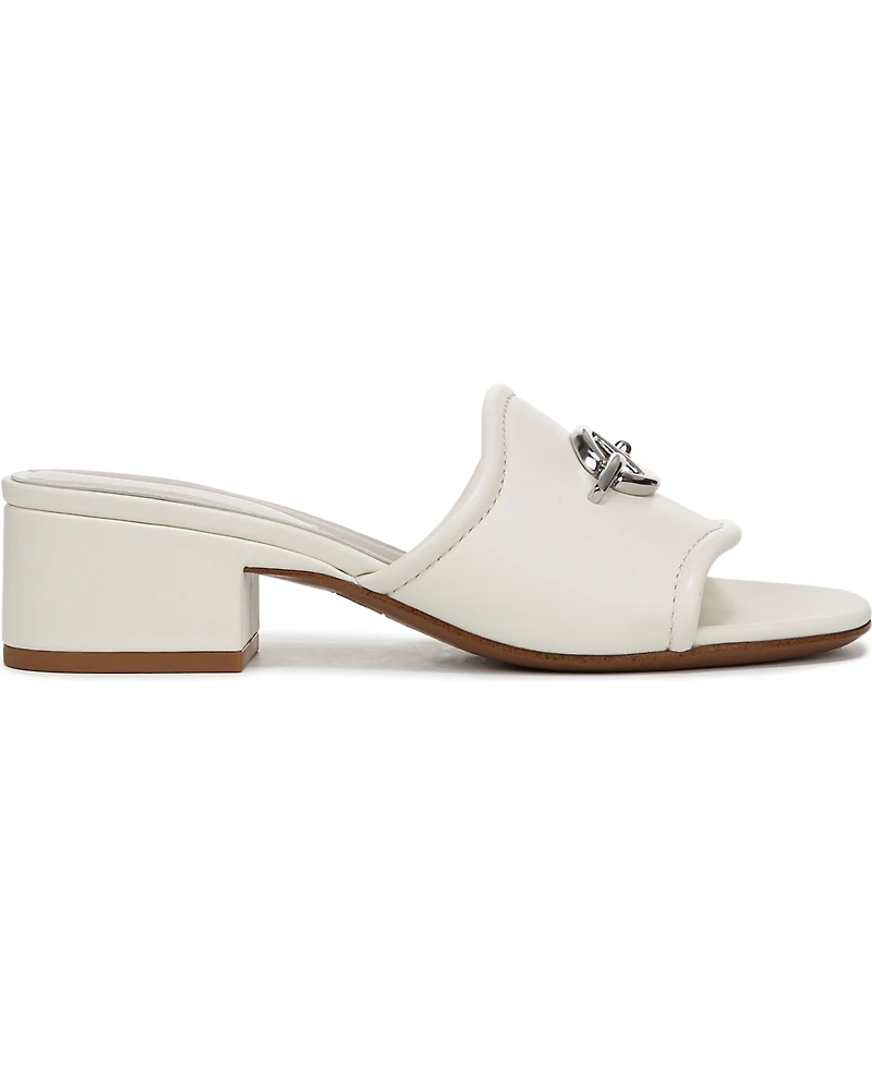 Franco Sarto Women's Noreen 2 Open Square Toe Block Heel Slide Sandals