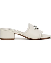 Franco Sarto Women's Noreen 2 Open Square Toe Block Heel Slide Sandals