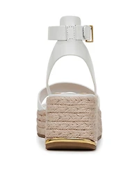 Franco Sarto Women's Tiffany Open Square Toe Espadrille Platform Sandals