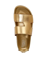 Franco Sarto Women's Britt Open Toe Slide Sandals