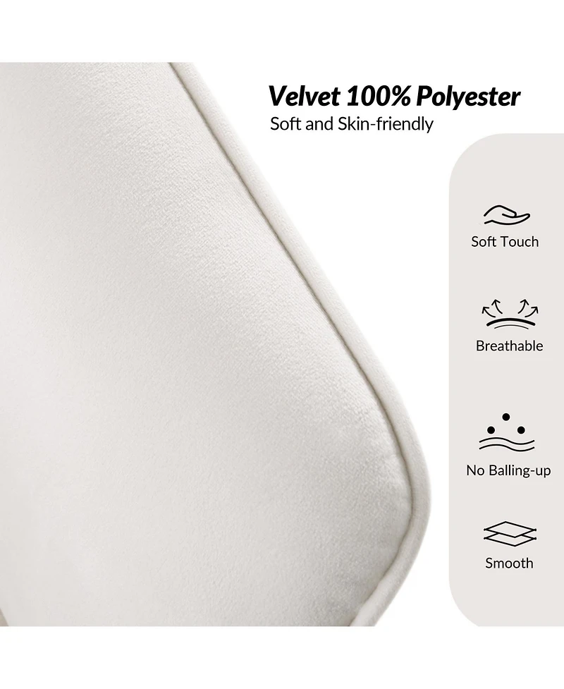 Hulala Home Samuel Modern Office Chair with Flared Arm