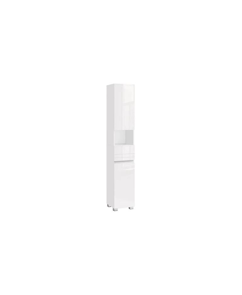 Slickblue Tall Bathroom Cabinet Slim Storage Cabinet for Space-Saving Organization
