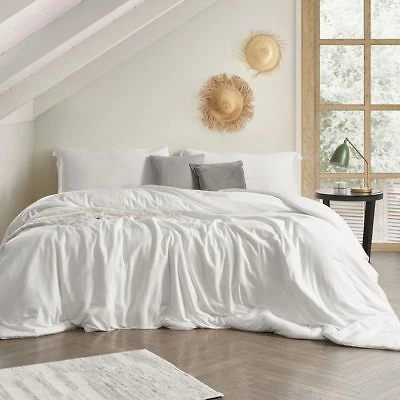 Cooler Than Cool Coma Inducer Oversized Comforter Set Real White Super King