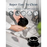 Porcelain Butter Keeper Crock, French Butter Dish with Lid to Leave on Counter - Black Wood