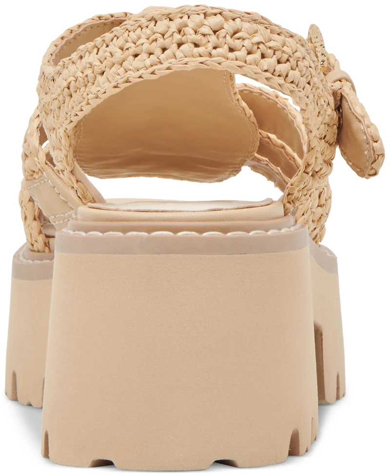 Dolce Vita Women's Latice Peep-Toe Fisherman Sandals