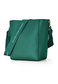 Webbing Strap Large Tote Satchel Victoria Hyde Romai