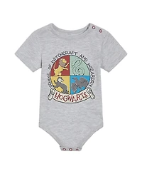 Harry Potter Baby Boys Bodysuit, Shorts and Shoes 3 Piece Outfit Set