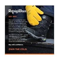 RefrigiWear Men's Extreme Double Dial Pac Boot - Waterproof, Insulated, and Anti-Slip for Cold