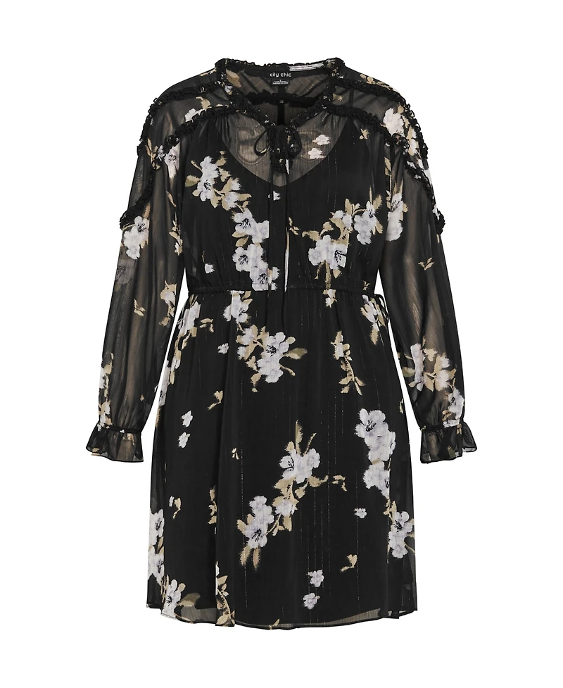 Plus Amira Print Dress