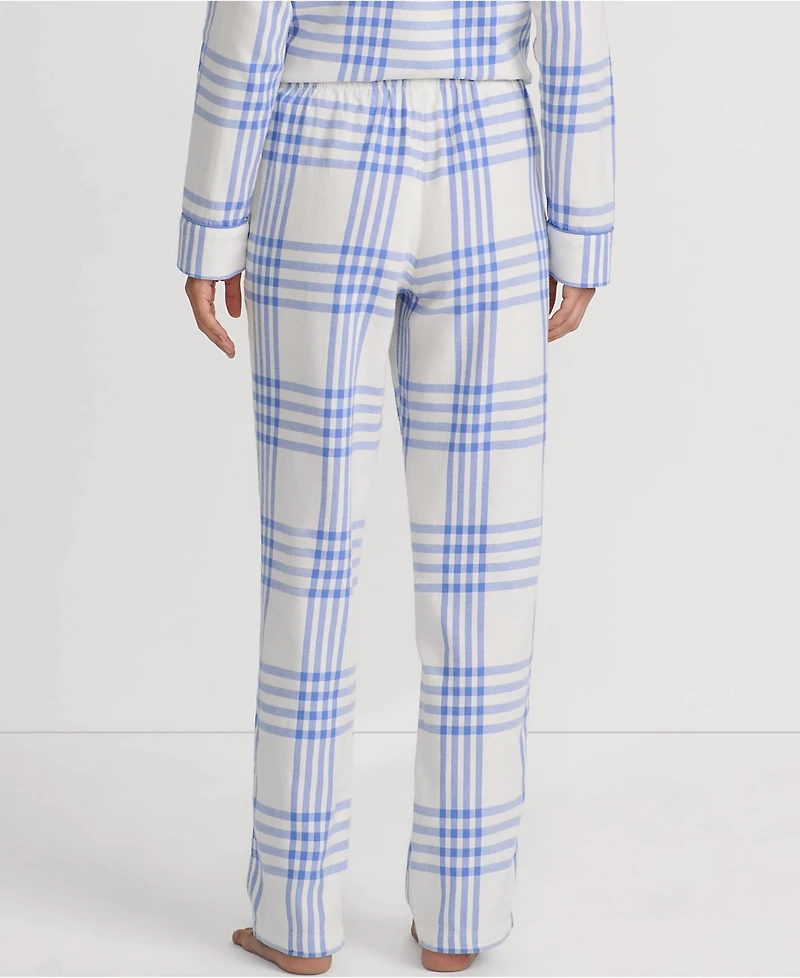 Lands' End Women's Print Flannel Pajama Pants