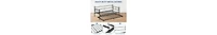 gaomon Twin Daybed with Trundle, Day Bed with Trundle Bed Twin, Twin Size Mattress Foundation with Steel Slat Support for Kids Teens Adults Living Roo