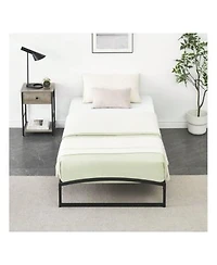 Gaomon Bed Frame 10 Inch Low Profile Platform Bed Frame Heavy Duty Metal Full Size Bed Mattress Foundation With Steel Slat Support 10 Inch Height Easy Assembly No Box Spring Needed