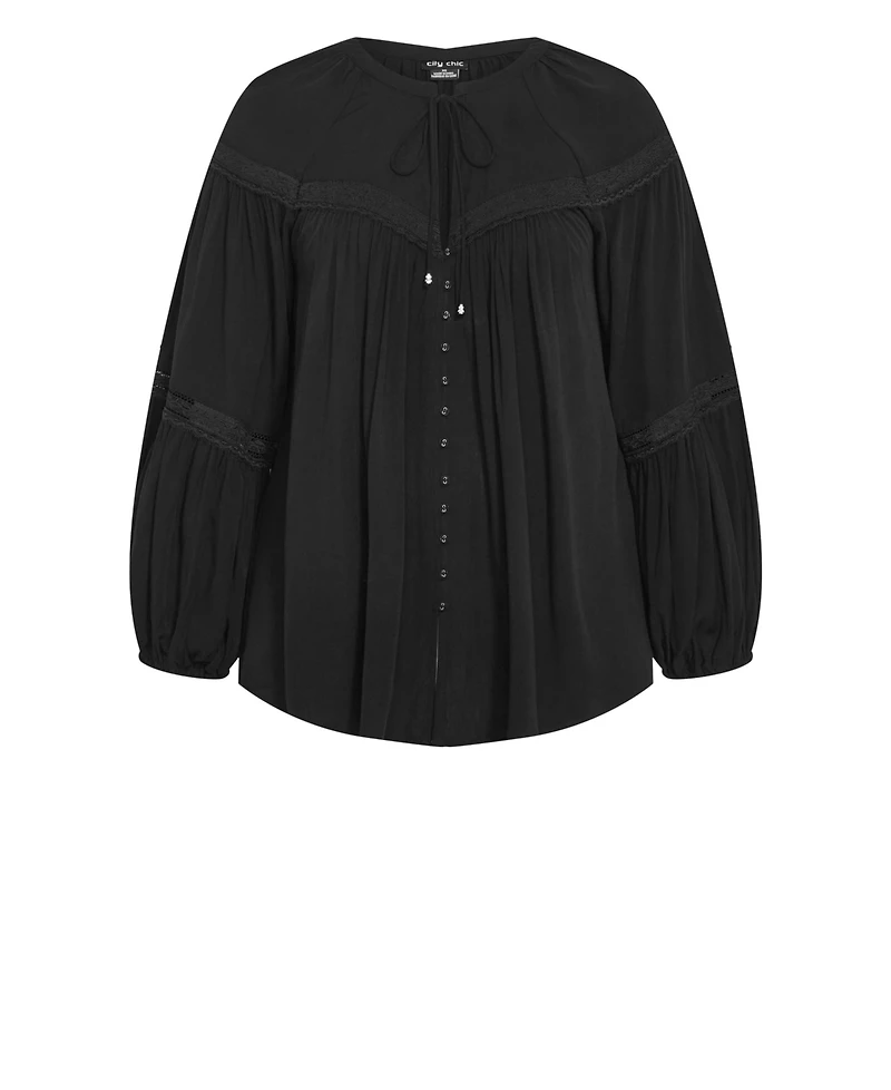 City Chic Plus Averi Shirt
