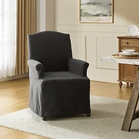 Reg Traditional Dining Chair with Soild Wood Legs