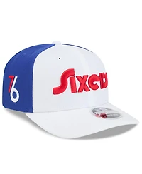 New Era Men's White Philadelphia 76ers 2024/25 City Edition 9SEVENTY Stretch-Snap Hat