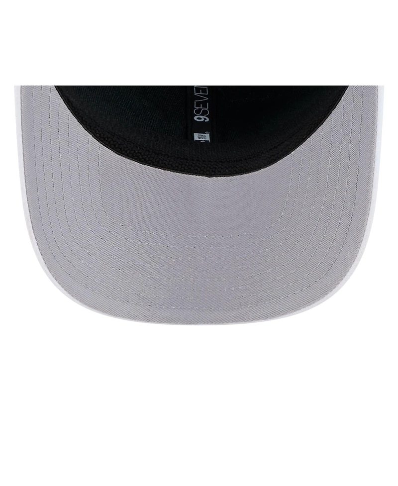 New Era Men's White Atlanta Hawks 2024/25 City Edition 9SEVENTY Stretch-Snap Hat