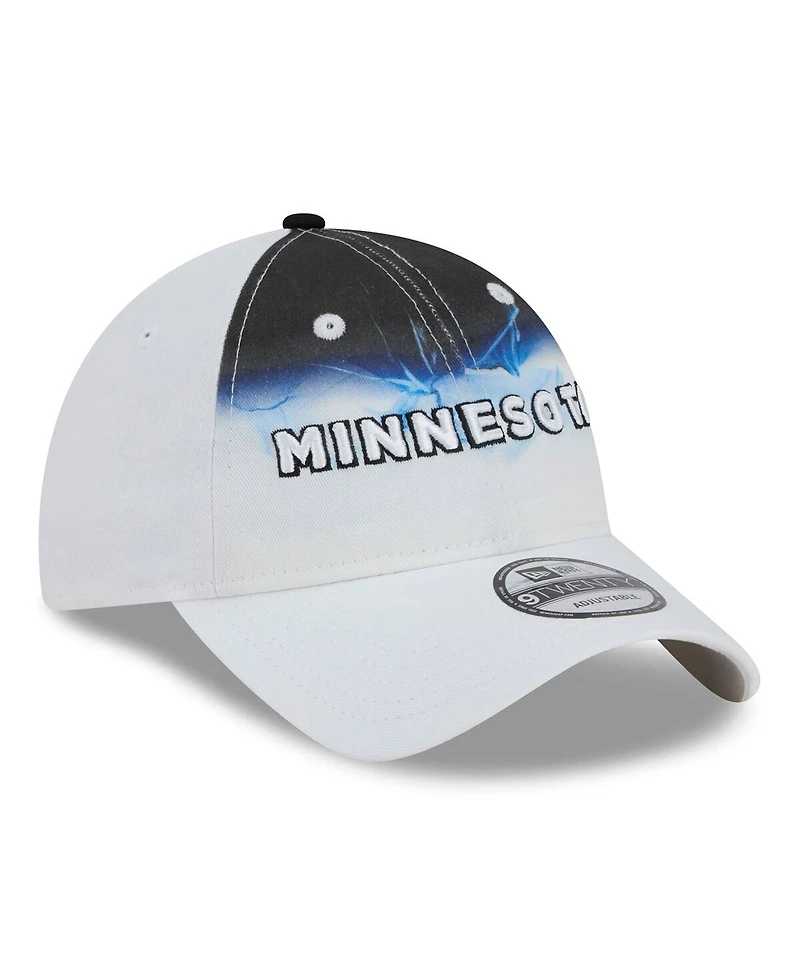 New Era Men's White Minnesota Timberwolves 2024/25 City Edition 9TWENTY Adjustable Hat