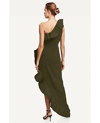 One33 Social Women's The Mercer Pleated Ruffle Gown