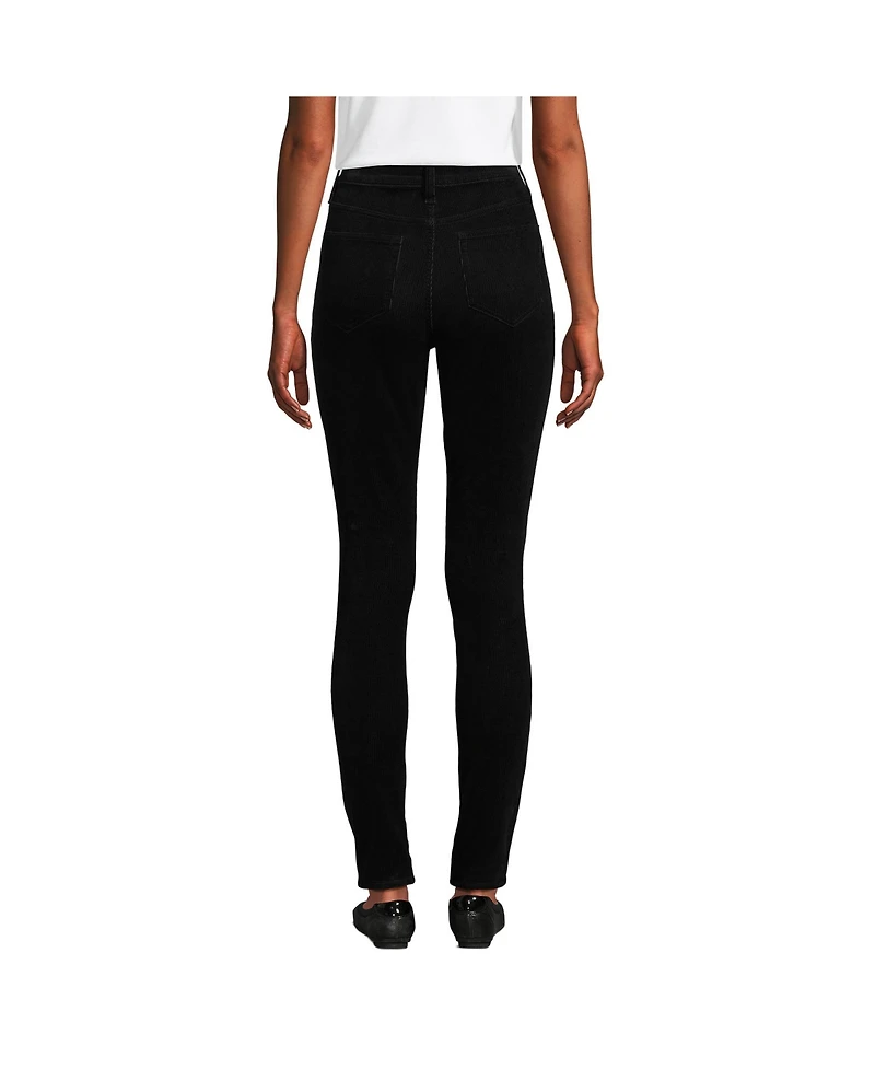 Lands' End Women's Slender High Rise Corduroy Skinny Pants