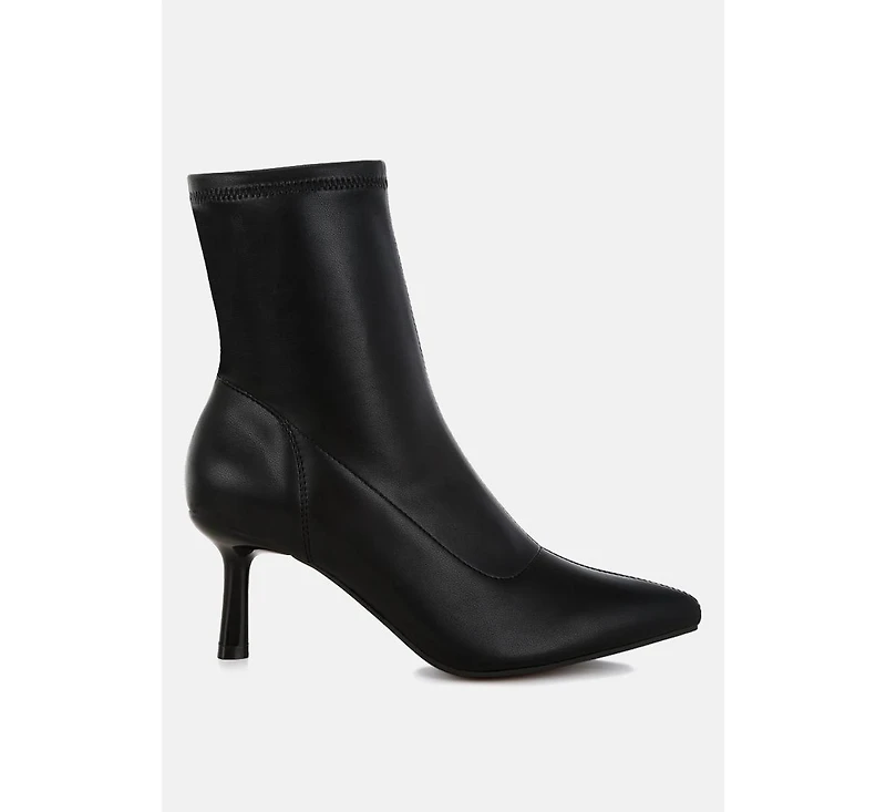 Pumila Stiletto Heel Sock Boots
