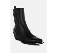 Jeffers High Ankle Chelsea Boots