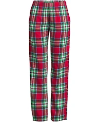 Lands' End Women's Print Flannel Pajama Pants