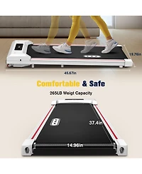 Redliro Walking Pad Under Desk Treadmill 265LBS 2.25HP Running Machine for Home Office