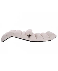 Gouun Folding Lazy Sofa Chair Stylish Sofa Couch Beds Lounge Chair W/Pillow