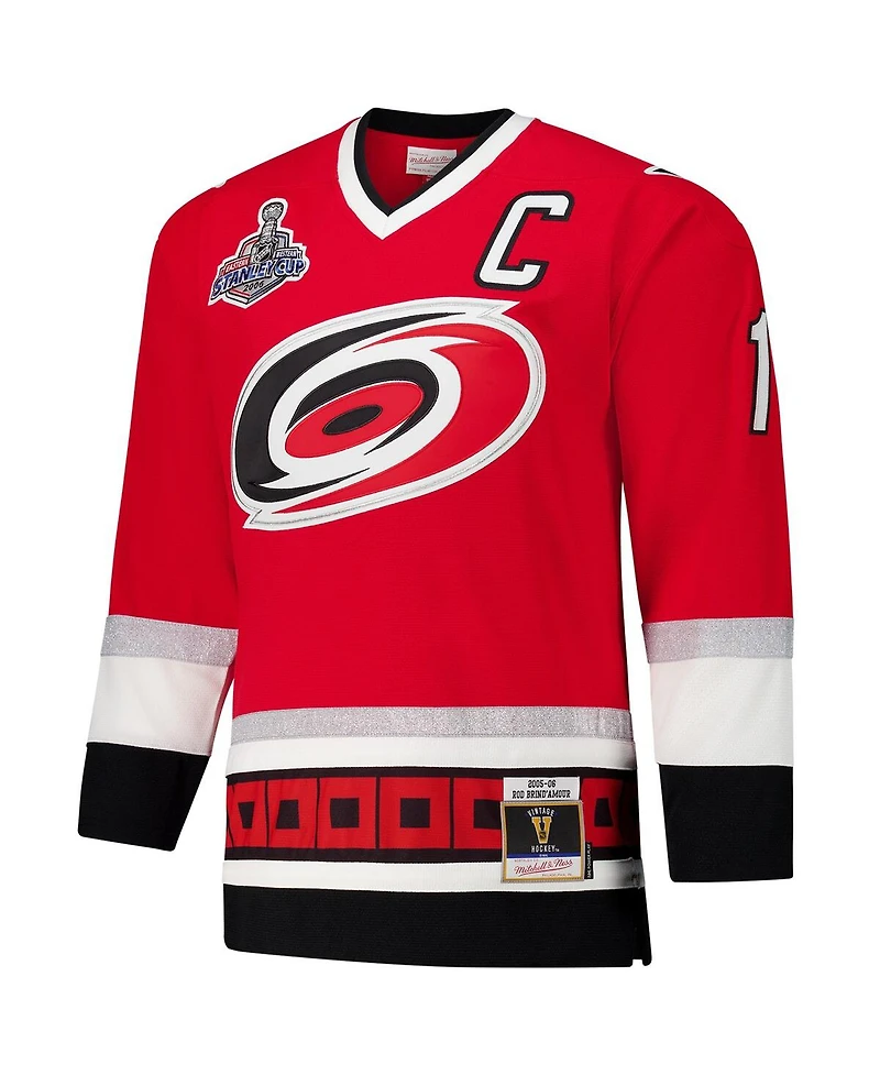 Mitchell & Ness Men's Rod Brind'Amour Red Carolina Hurricanes 2005-06 Power Play Jersey