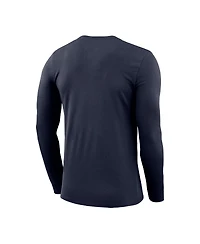 Nike Men's Navy UConn Huskies Basketball Shootaround Long Sleeve T-Shirt