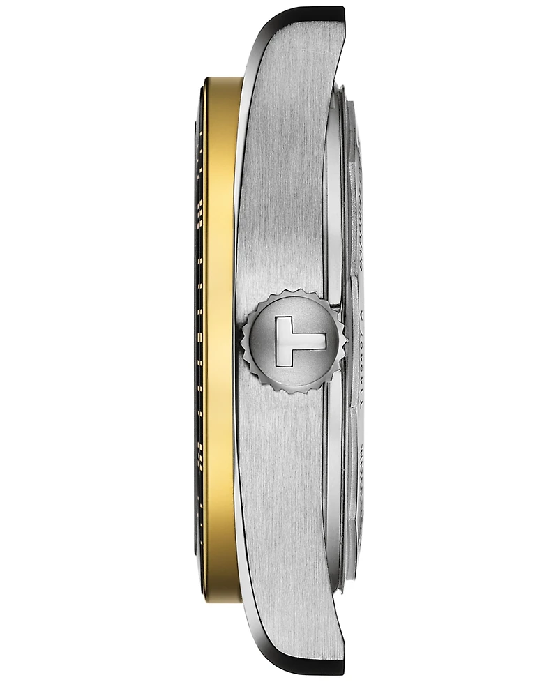 Tissot Men's Swiss Automatic PR516 Powermatic 80 Two-Tone Stainless Steel Bracelet Watch 38mm