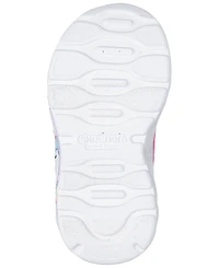 Skechers Toddler Girls' Play Scene - Fun Squad Fastening Strap Casual Sneakers from Finish Line