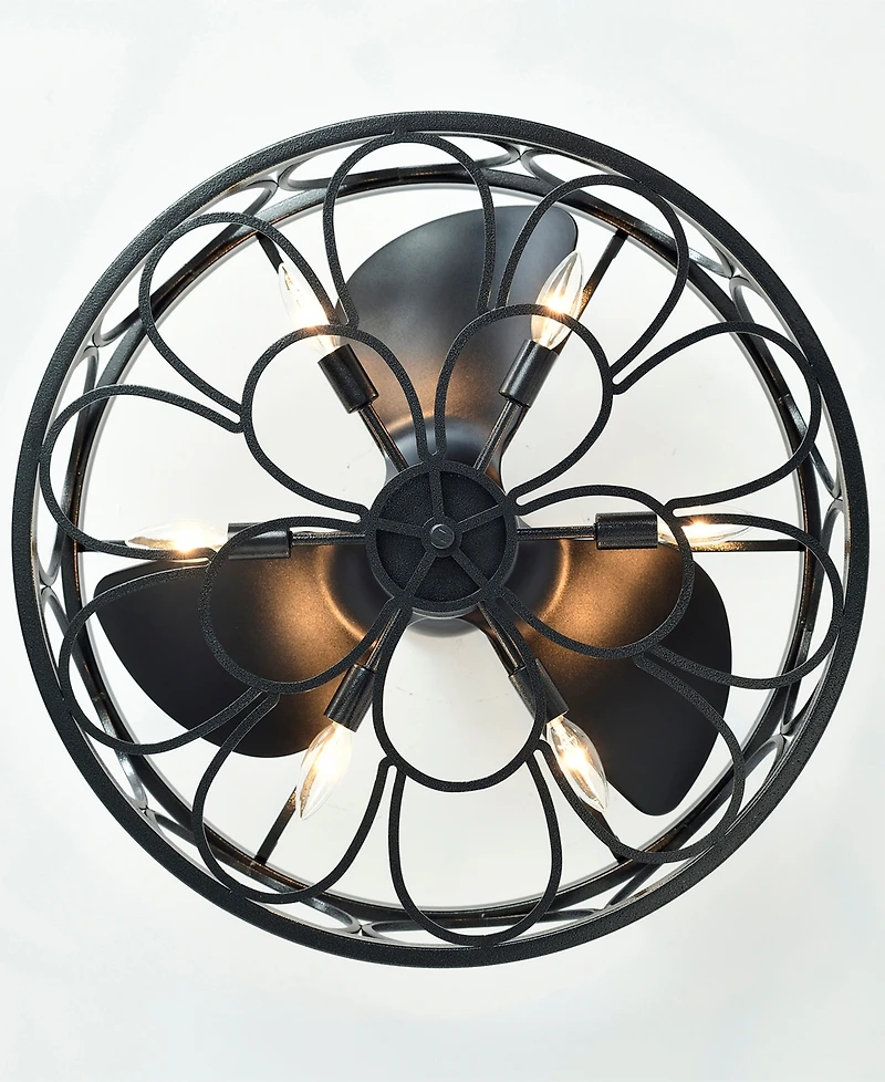 Home Accessories 24.4" Sultan Indoor Ceiling Fan with Light Kit and Remote
